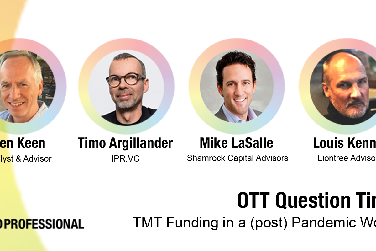 OTT Question Time #6: TMT Funding in a (post) Pandemic World