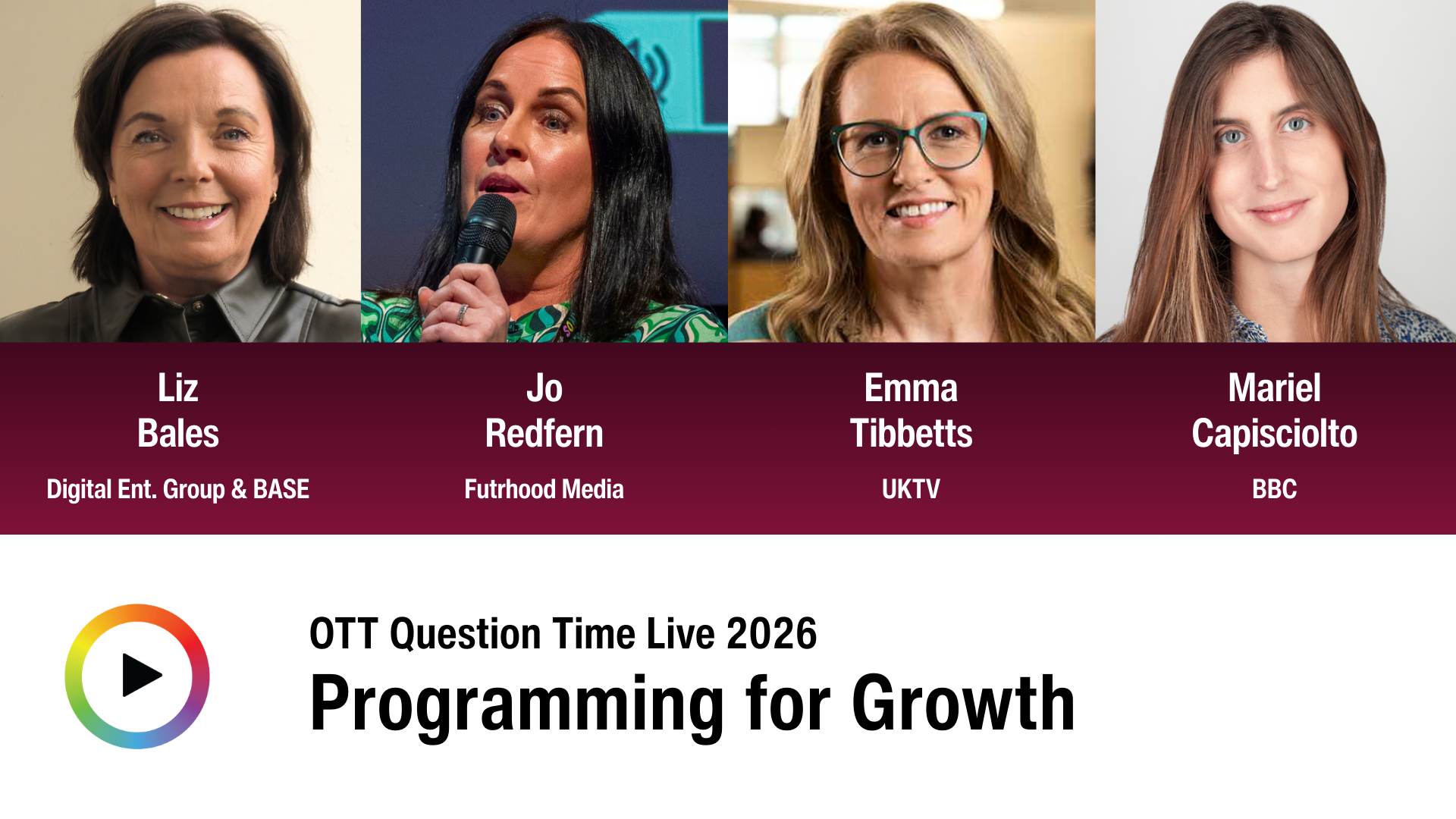 OTT Question Time Live - Programming for Growth